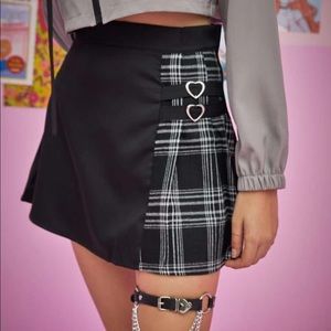 Goth mini skirt